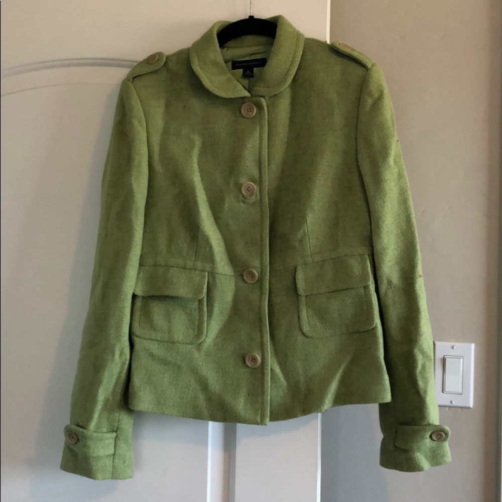 Women’s wool green jacket